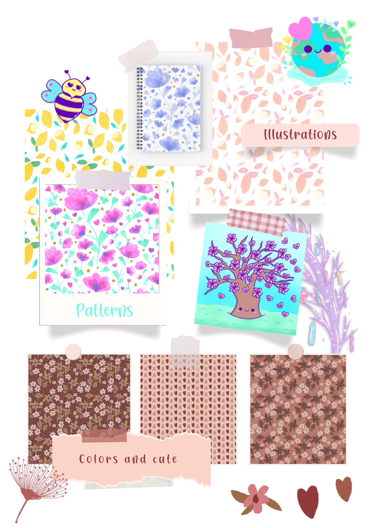 Manacraftoon designs, patterns and illustrations