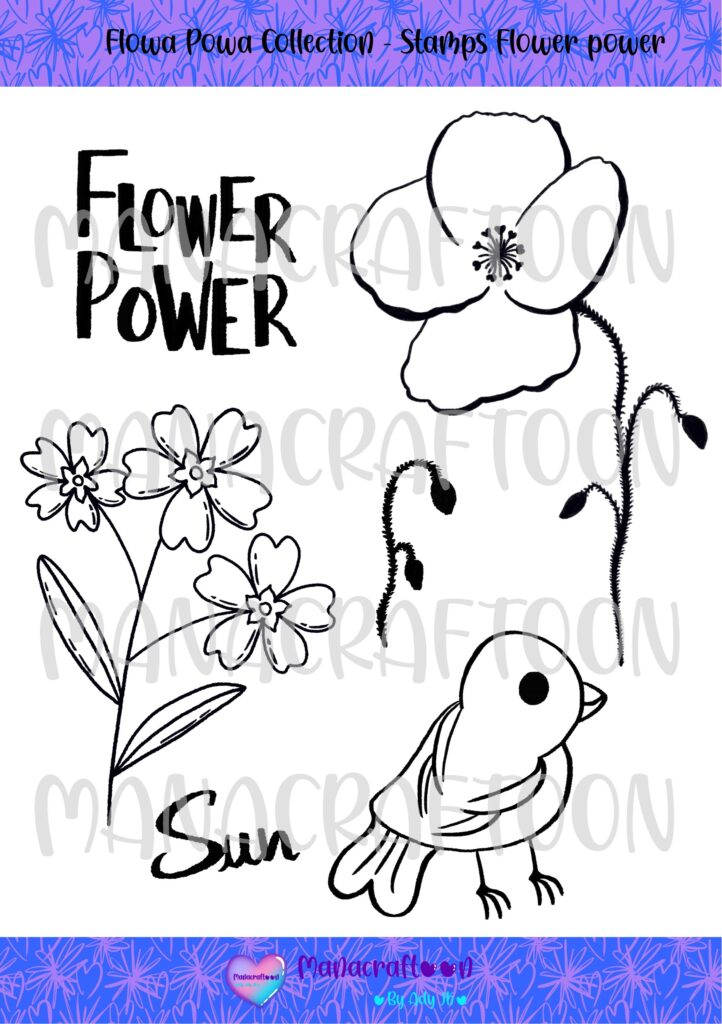 Digital stamps sheet